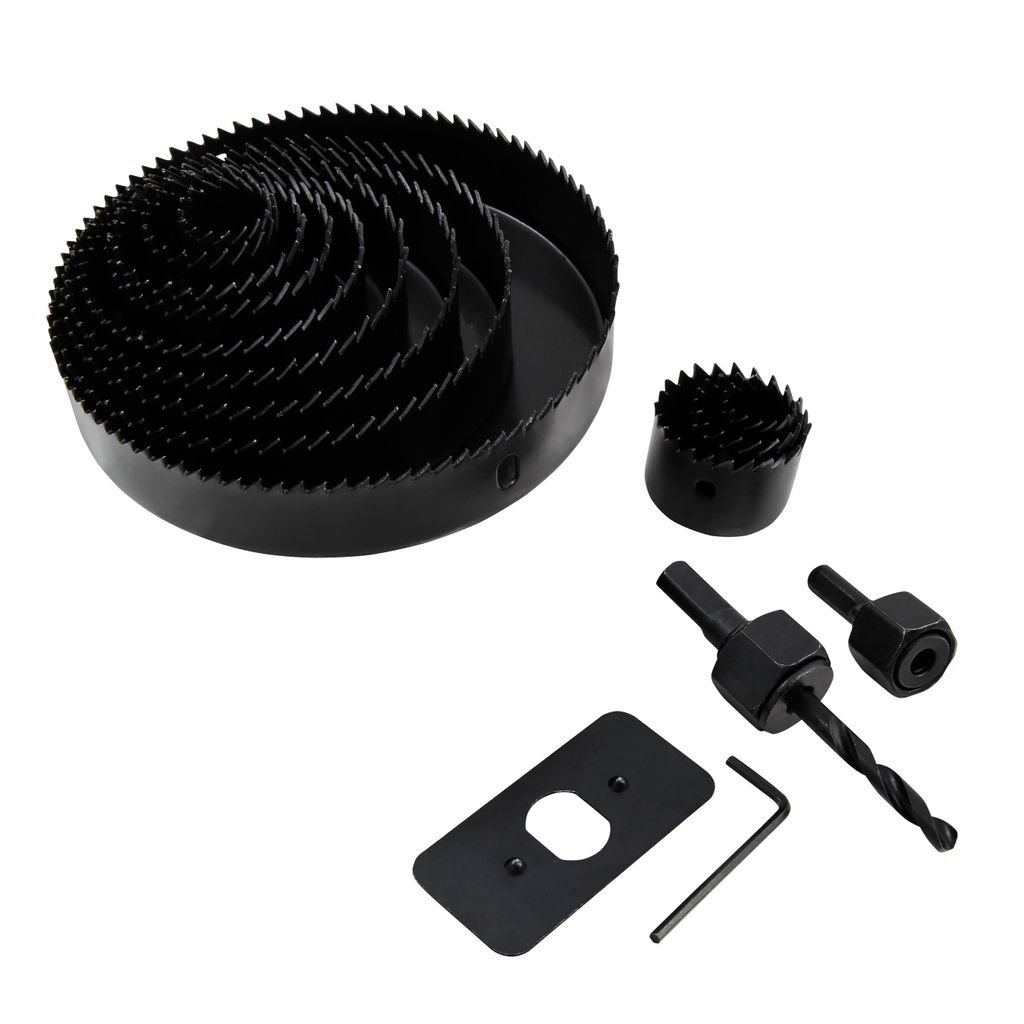 Zestaw otwornic McPower "LSM-192", 16-częściowy, 19-127 mm, Zdjęcie produktu 