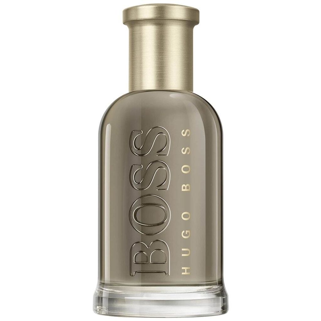 A bottle of Hugo Boss Bottled Eau de Parfum.
