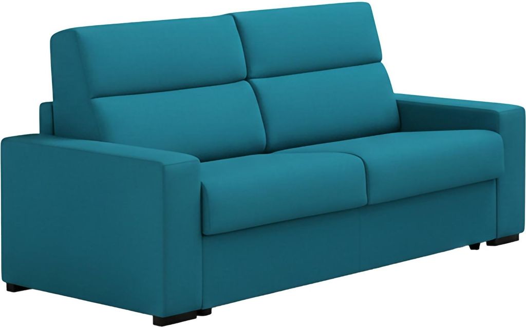 Marcon - Schlafsofa 3-Sitzer, 220x95 cm Blau, Abziehbar Italy