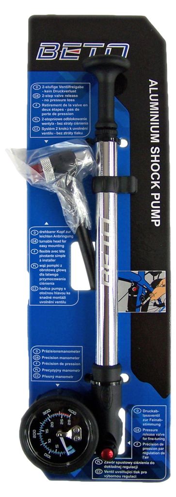 Beto Gabel- / Dämpferpumpe 400 PSI Aluminium 28 BAR Shock Produktbild 