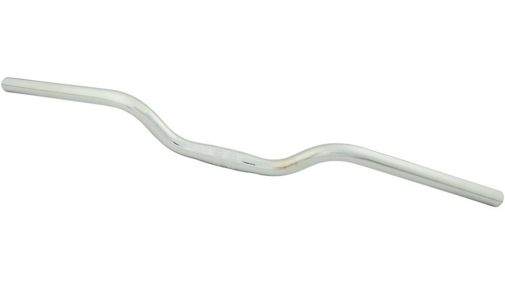 ergotec 16776011 Lenkerbügel M-Bar M Stahl, Ø 25,4mm,700mm, verchromt, 16°, schwarz