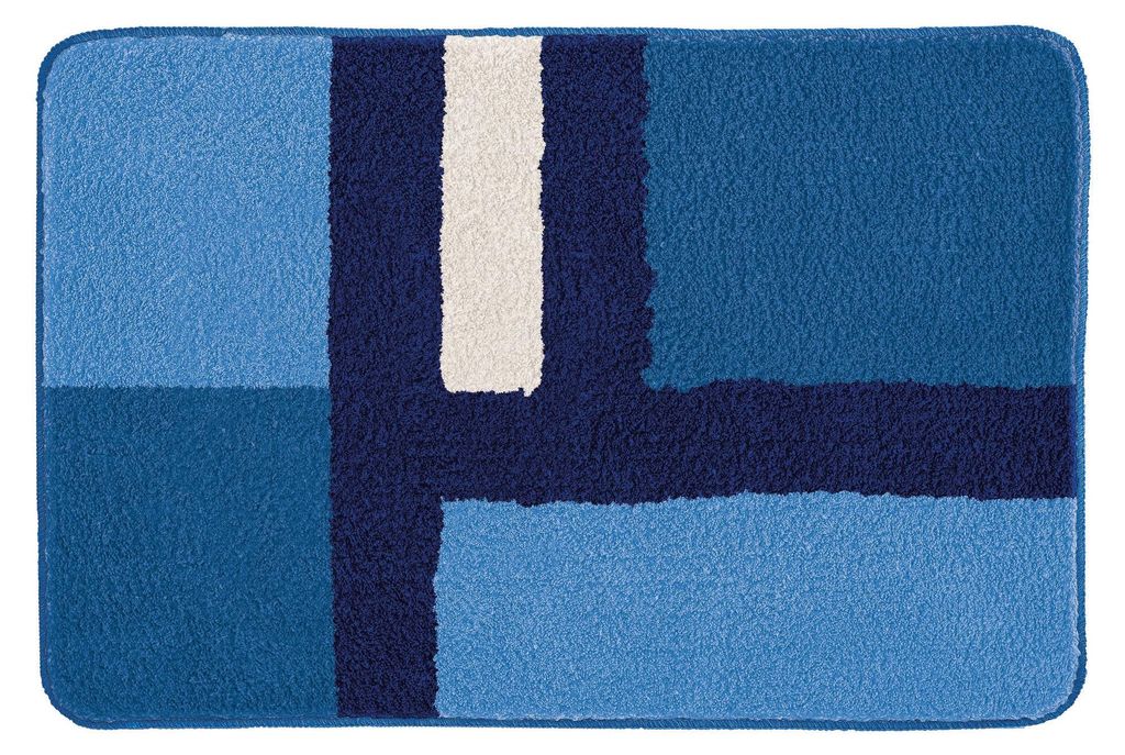 Kleine Wolke Badteppich ARIANA Royalblau 65 x 115 cm