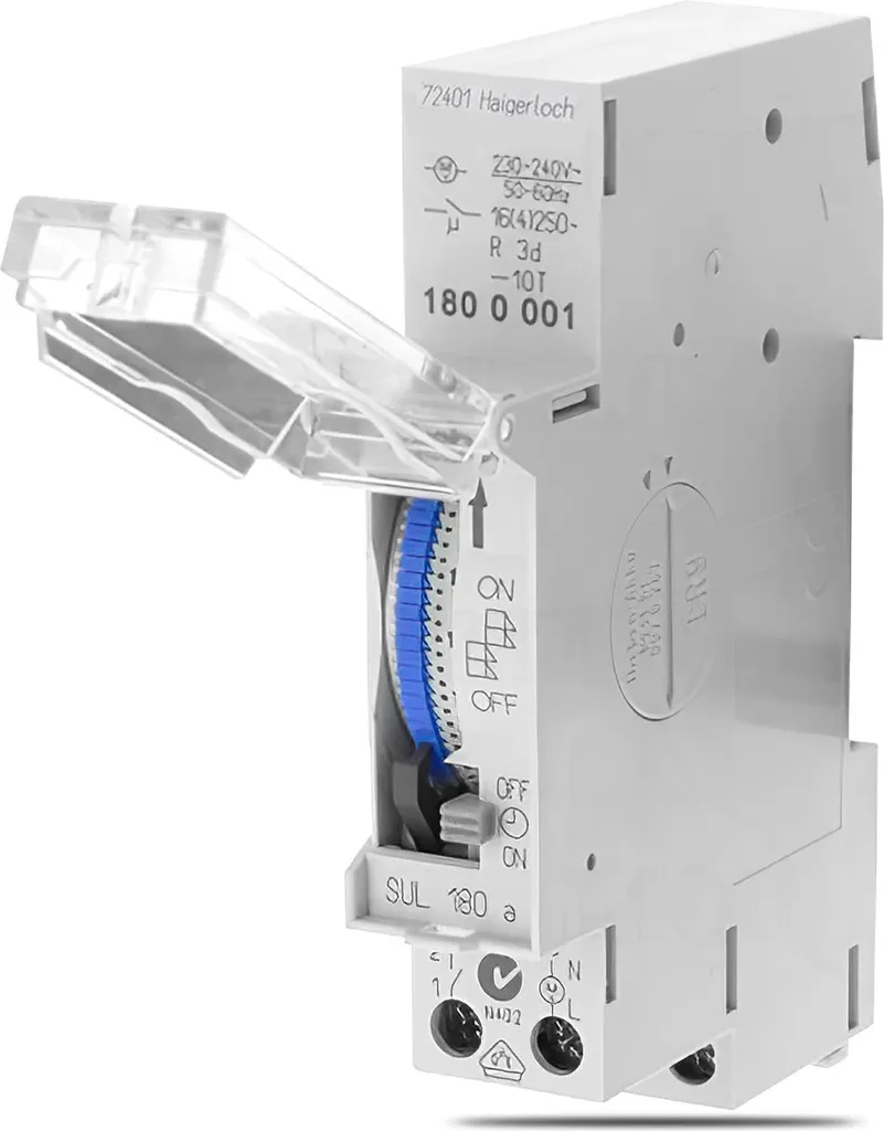 Programmateur Journalier SUL181a - Interrupteur Horaire Rail DIN 24h - 2