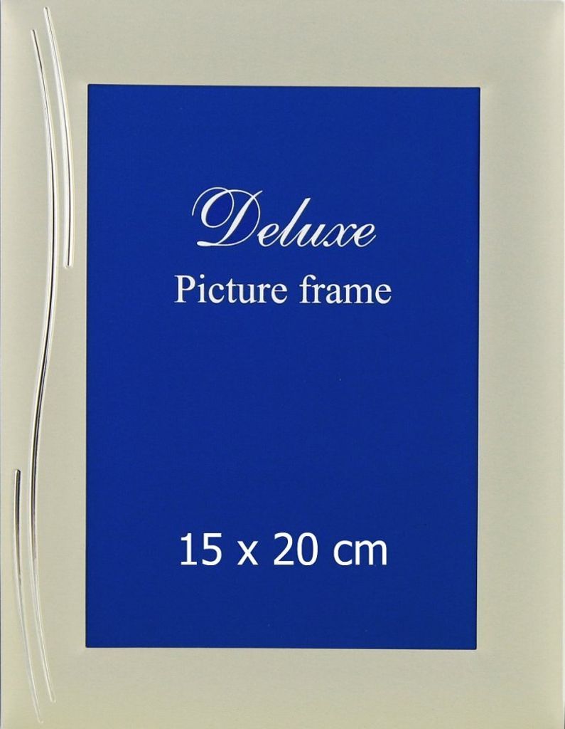 251 DE LUXE WAVES Bilderrahmen Metall 15x20 silber