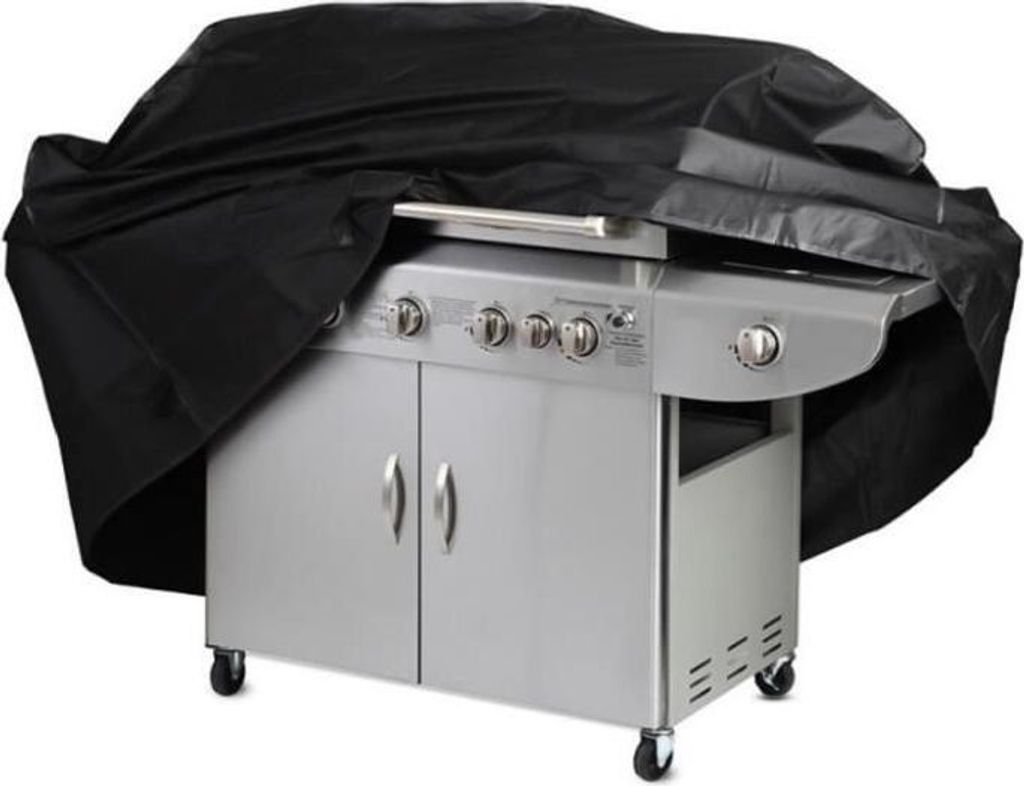 Schutzhülle für Gasgrill – Wasserdichte Plane aus 210D Oxford-Gewebe – Schwarz – XL/170 x 61 x 117 cm