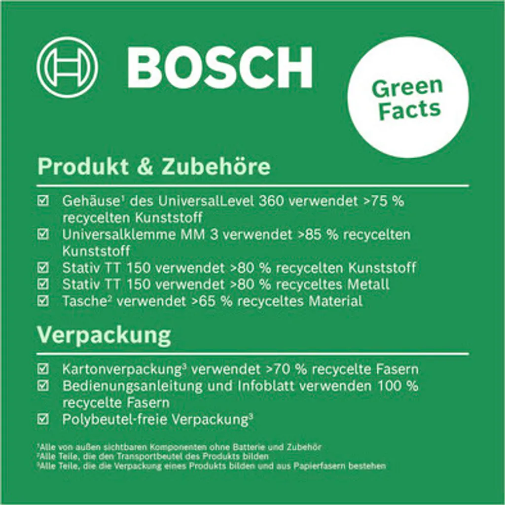 Bosch UniversalLevel 360 Premium Kit Laser Lignes Vertes 0603663E07 - 19
