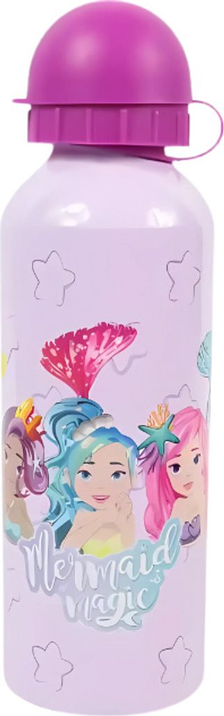 Kinder Metallflasche MERMAID MAGIC 500 ml lila Produktbild 