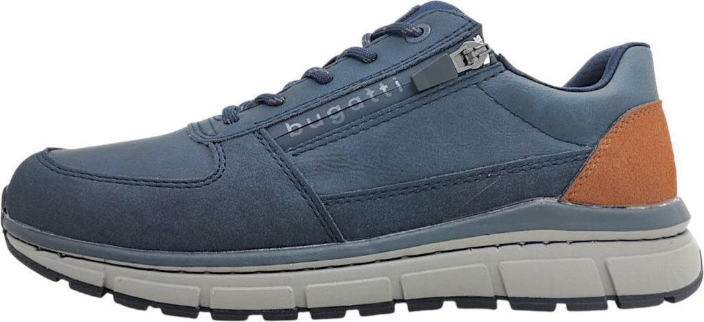 Bugatti Herrenschuhe sportlicher Schnürer Blau Freizeit Produktbild 