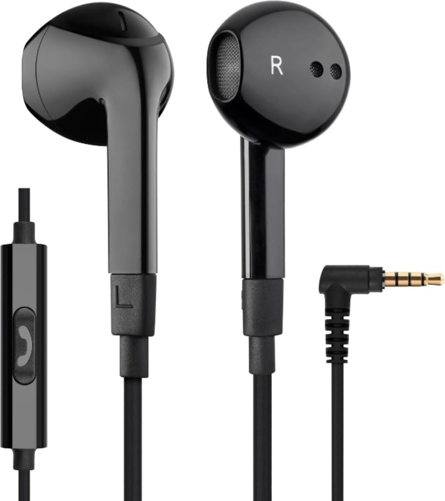 LUDOS FEROX Kopfhörer In Ear Kopfhörer mit Kabel und Mikrofon, In Ear Ohrhörer, 3,5 mm Klinkenstecker Earbuds, Satte Bässe Earphones