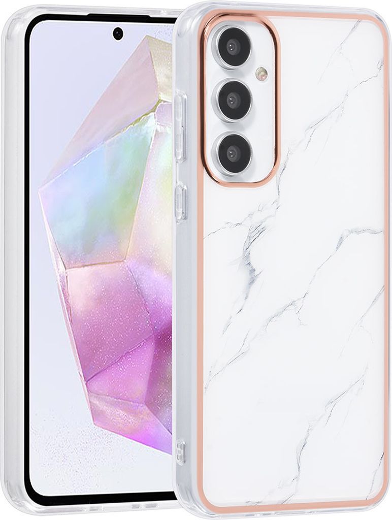 UNIQ Accessory Galaxy A35 Back cover case - Silicone - Marble