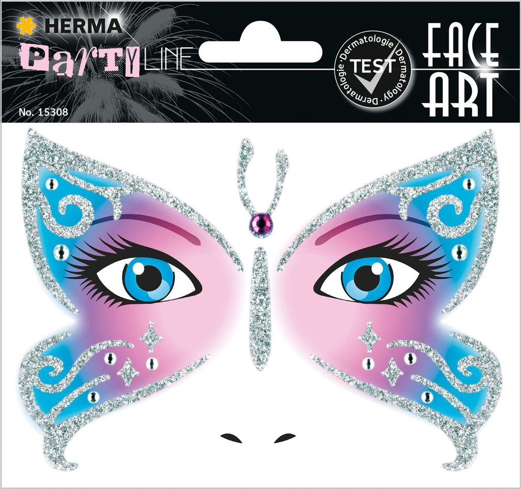 Herma 15308 FACE ART Nálepka - Motýľ Obrázok produktu 