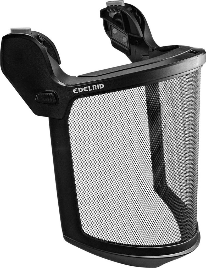 Edelrid Helmet Visor Mesh - Großflächiges Gesichtsvisier mit Euroslot, Farbe:017 night, Größe:onesize
