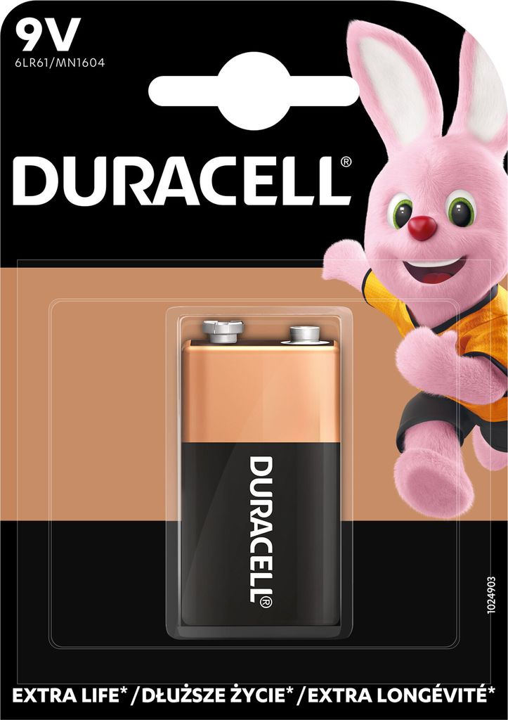 Bateria alkaliczna Duracell 9V 1 szt.
