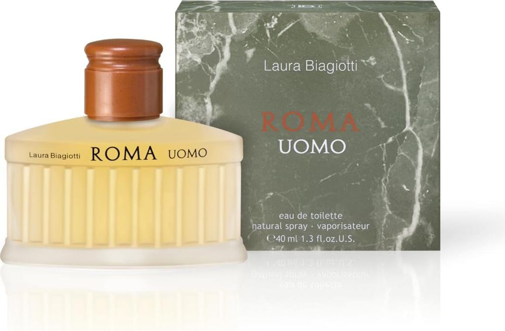 Profumo da uomo Roma Uomo Laura Biagiotti EDT 40 ml Immagine del prodotto 