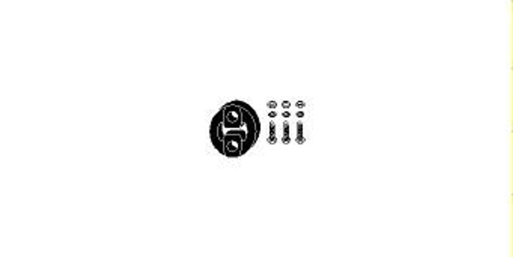HJS Montagesatz Katalysator Montagesatz Abgasanlage 82 15 6682 für FORD Transit Mk6 Kasten (V347, V348, FA)