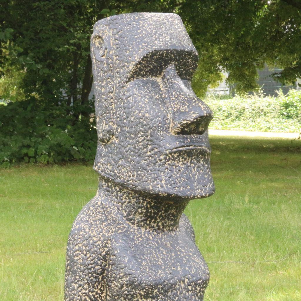 Osterinsel Moai Figur Skulptur Stein Lavasand Bali Tiki Produktbild 