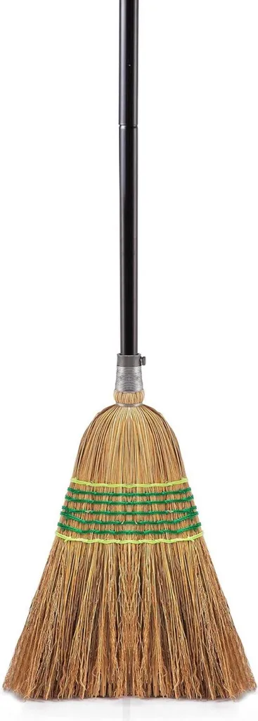 Balai Anti-Mal de Dos 151 cm Yocada en Paille de Maïs pour Sols Difficiles
