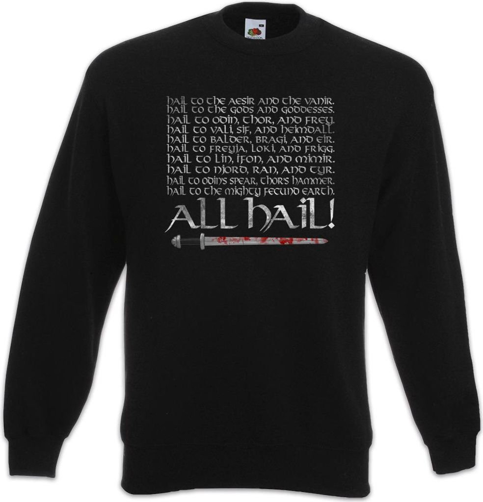 Urban Backwoods All Hail, Sweatshirt, Farbe: Schwarz, Größe: 3XL