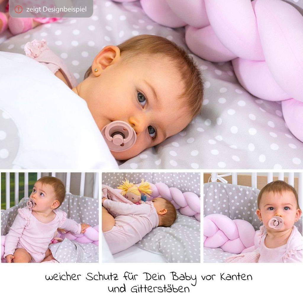 babybay Nestchenschlange geflochten für alle Beistellbetten Produktbild 5