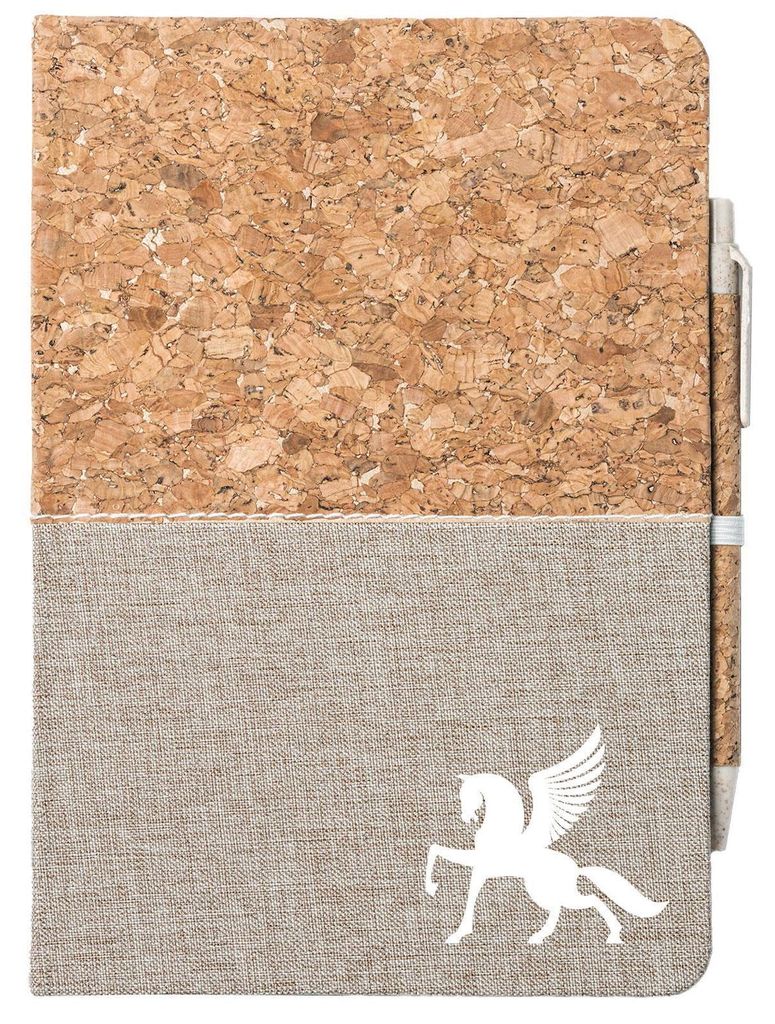 Huuraa Notizbuch A5 Pegasus Silhouette 80 Blatt inkl. Kugelschreiber Tagebuch Geschenkidee