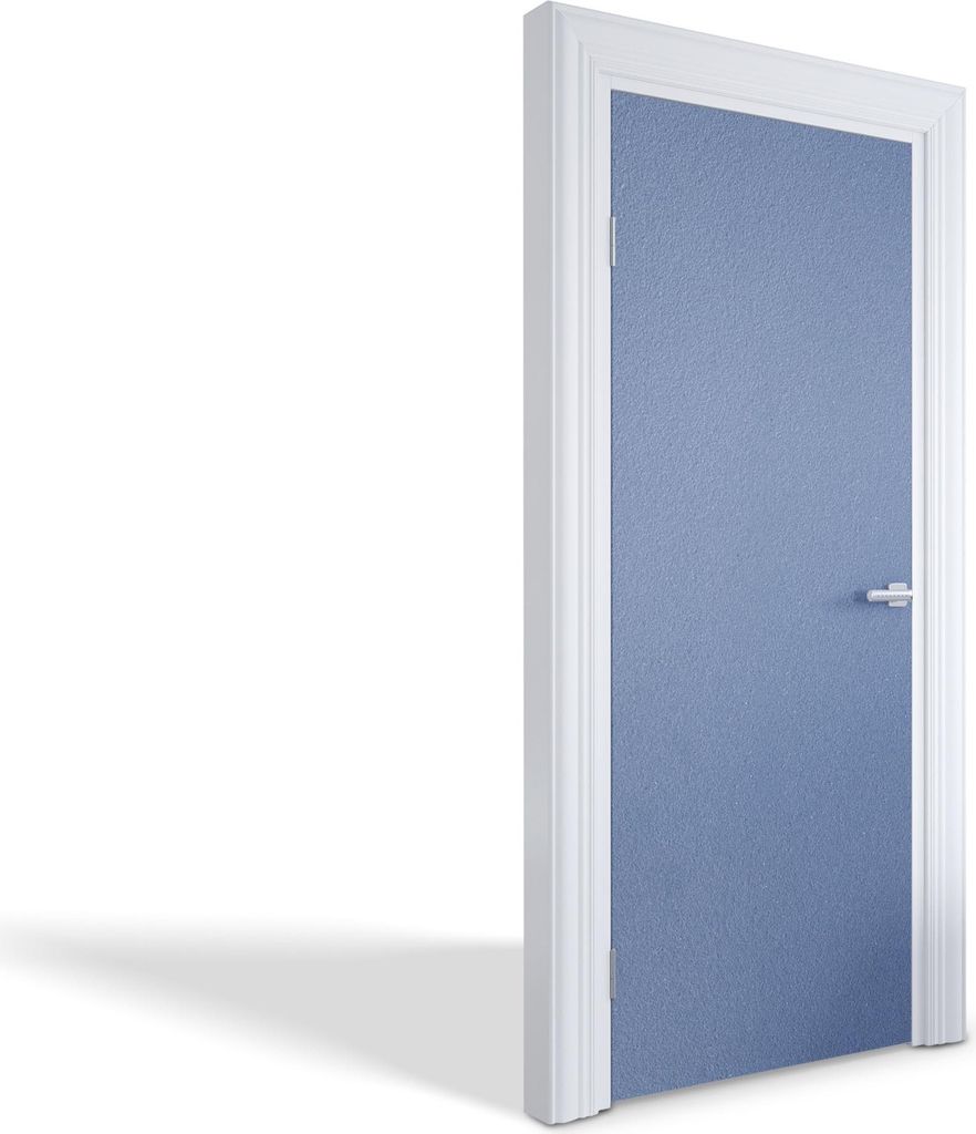 Türaufkleber Innentüren Selbstklebende Kreativ Wandsticker - Blaue Textur - 75 x 205 cm