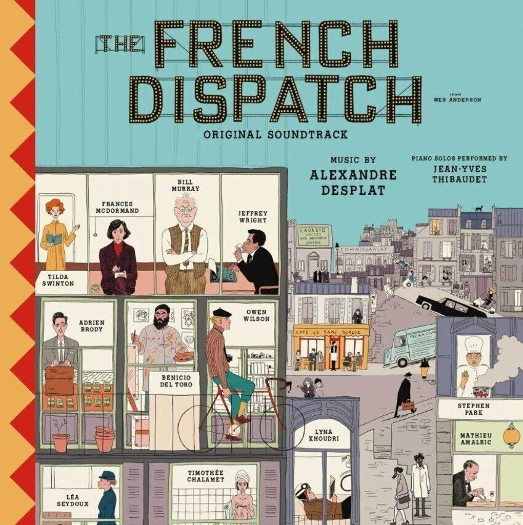 Vinyle 180g The French Dispatch Musique de Film Son Premium Pop et Classique