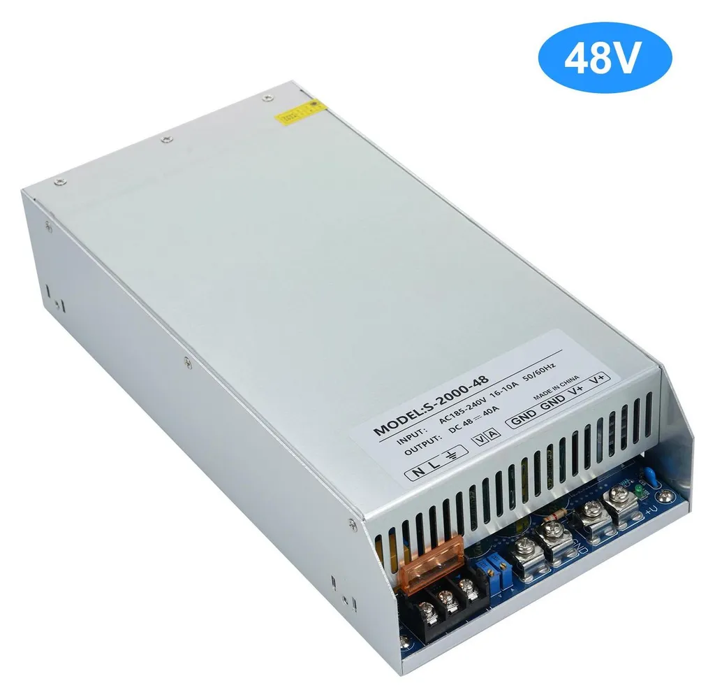 Alimentation 48V 2000W Haute Puissance avec Protection Surcharge Intégrée