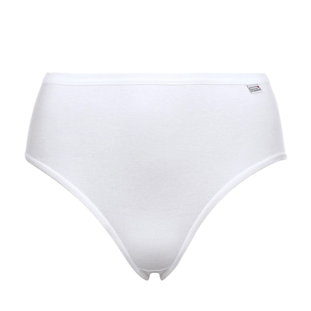 SPEIDEL Damen Hüftslip mit Gummibund 5er Pack - Basic 9825 Baumwolle+Elasthan, Farbe Weiss und Schwa