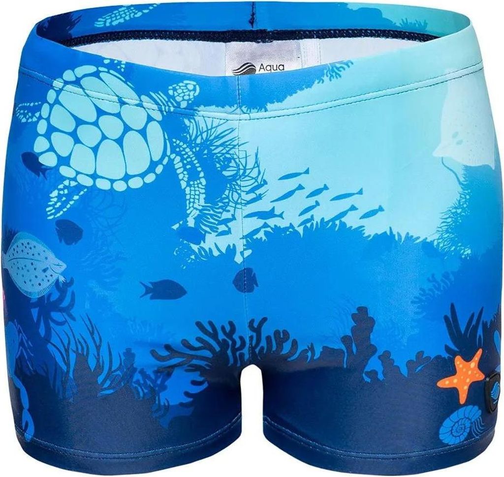 Plavky Aquawave Tarym, boxerky, modré, 134 cm, chlapčenské, Obrázok produktu 