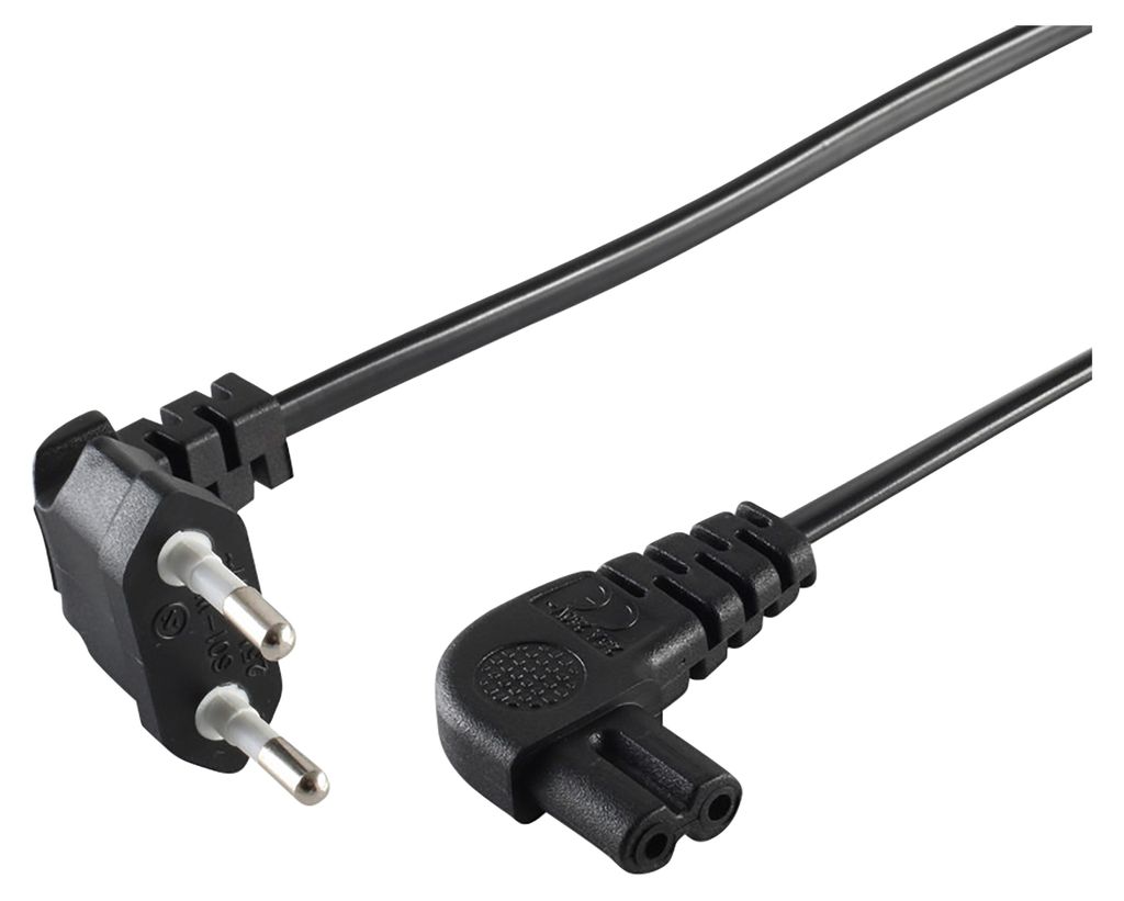 S-IMPULS Euro-Netzkabel, schwarz, 1,5 m Produktbild 