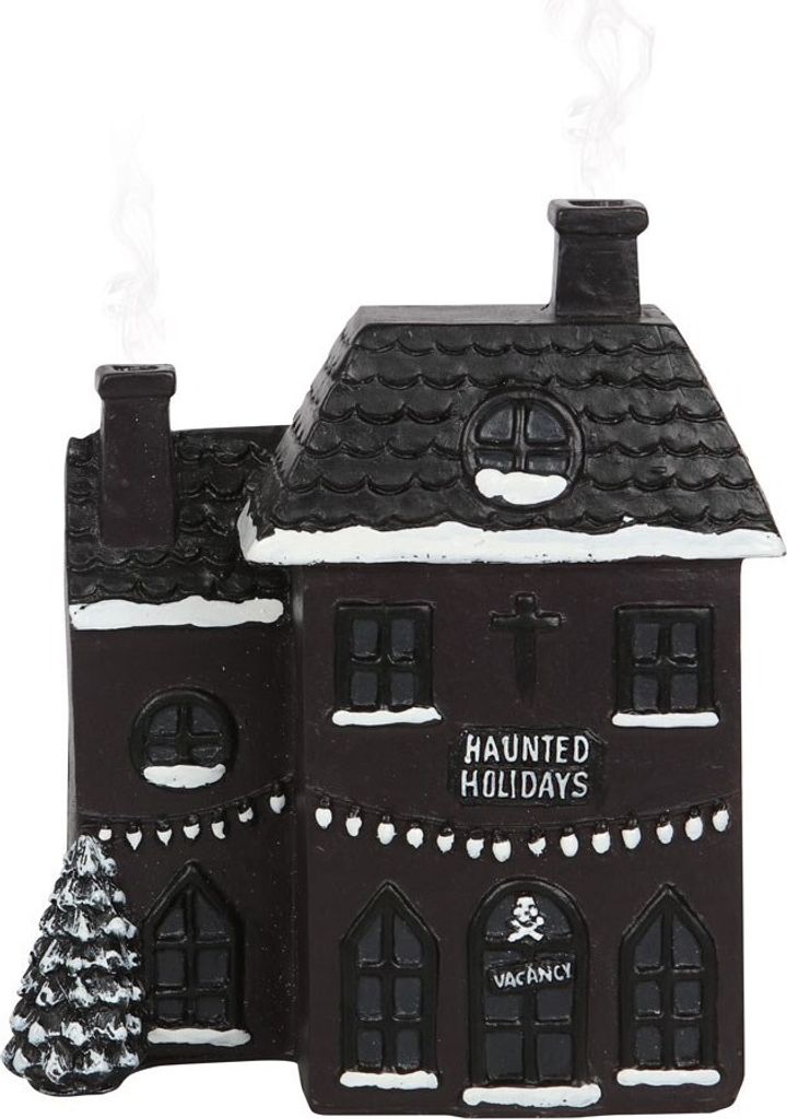 Something Different - Räucherkegelhalter "Merry Cryptmas" SD4704 (Einheitsgröße) (Schwarz/Weiß)