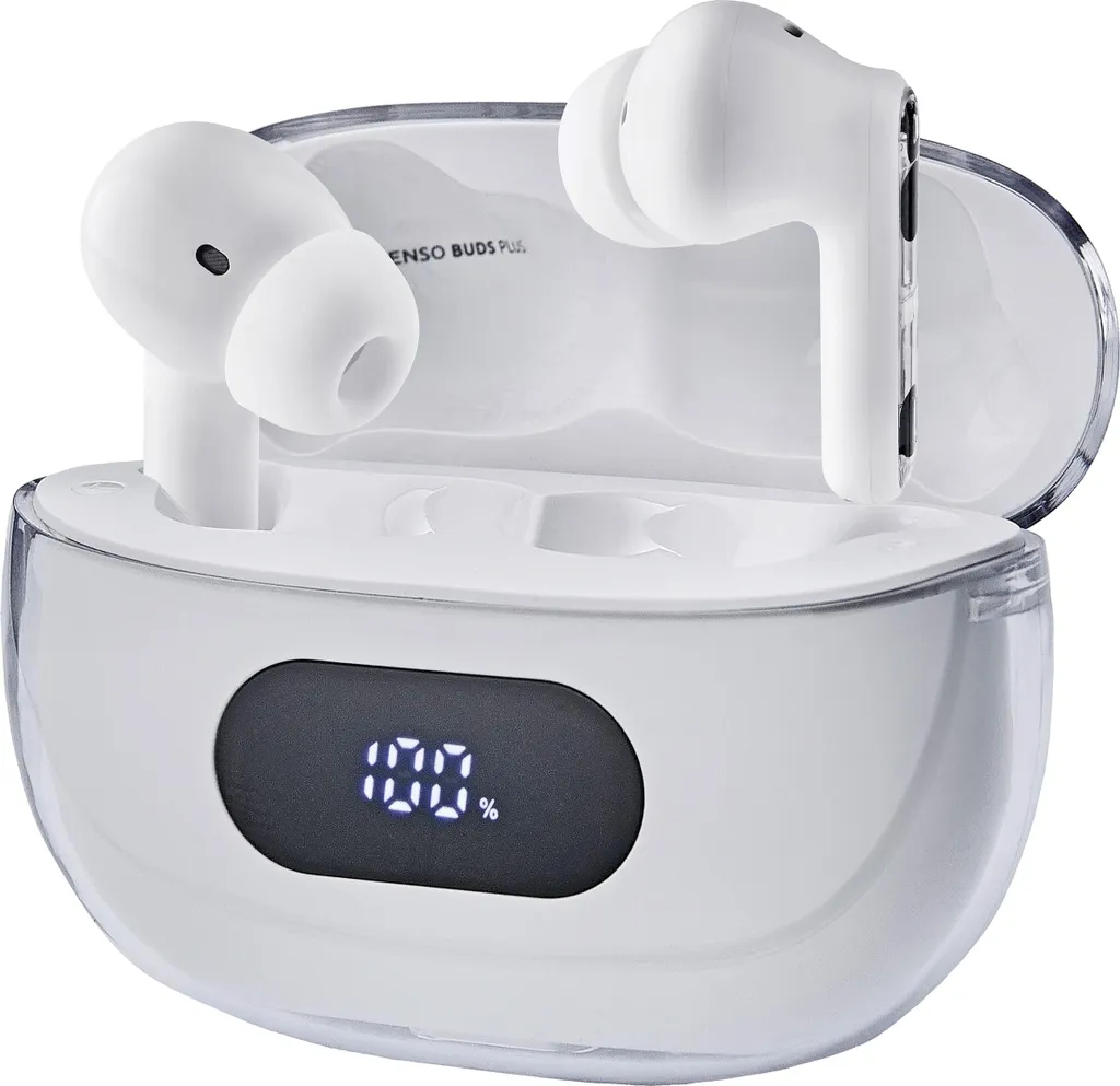 Intenso Buds Earphone Plus T312Ae blanc - Écouteurs sans fil Bluetooth