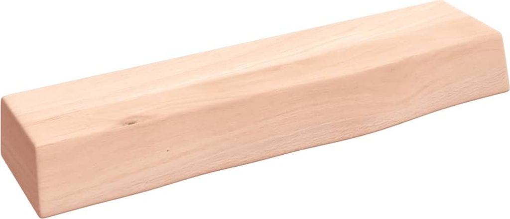 Wandregal 40x10x6 cm Massivholz Eiche Unbehandelt