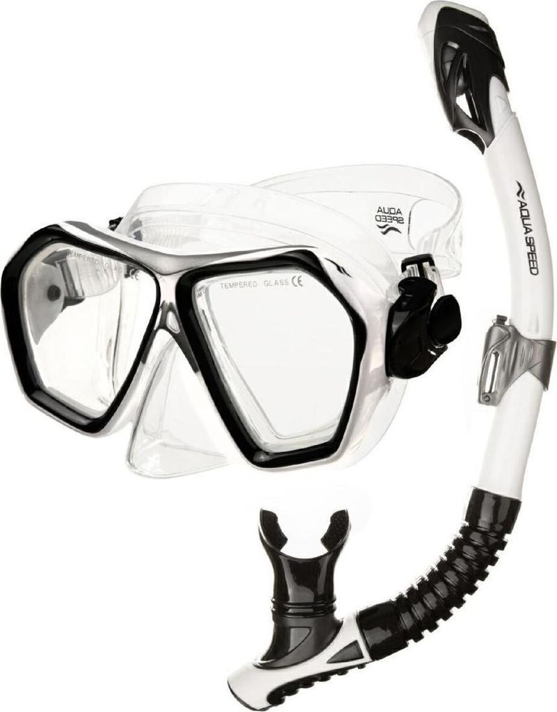 Aqua-Speed Blaze Borneo Tauchset weiß 1 Stück Produktbild 