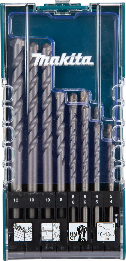 Makita Steinbohrer-Set 4-12 mm - D-77126 Produktbild 1