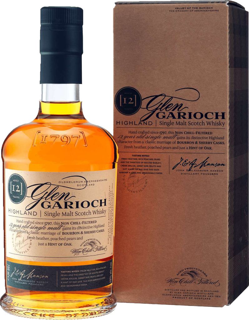 Glen Garioch 12 Jahre Highland Single Malt Scotch Whisky | 48 % vol | 0,7 l