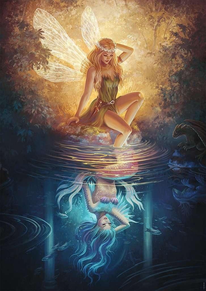 Nathan Puzzle The Reflection of the Fairy - 1500 Teile Jigsaw