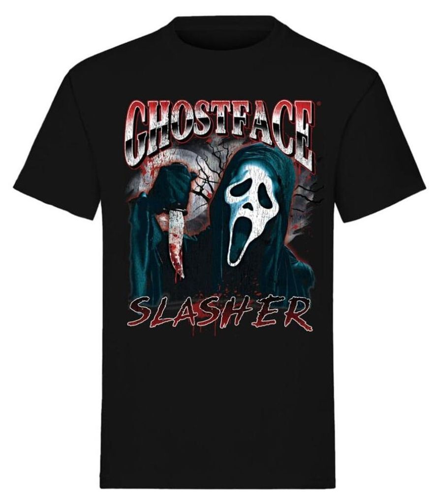 Maglietta Scream (Film) Uomo Ghostface - Slasher nero M Immagine del prodotto 