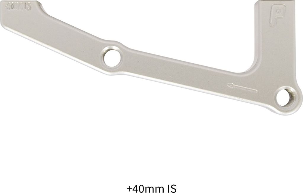 Paul Component Scheibenbremsadapter IS, 40mm, VR 200mm/ HR 180mm, silver