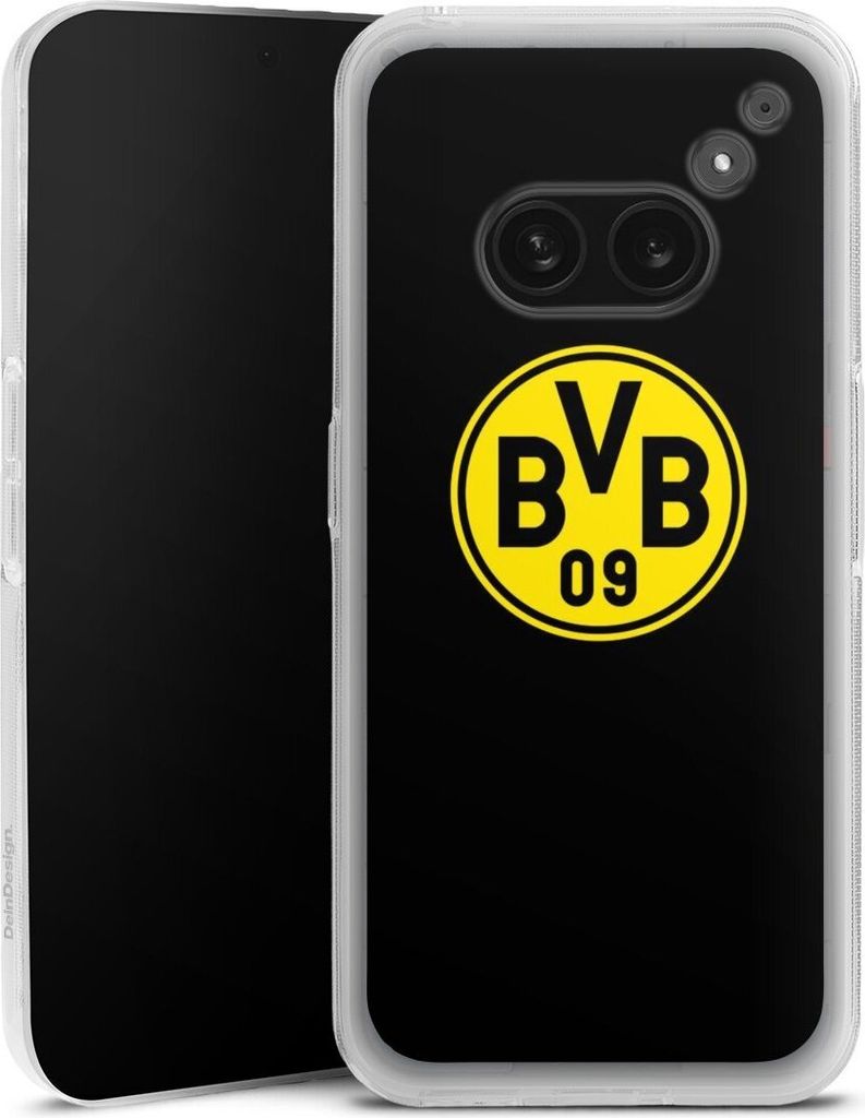 DeinDesign Handyhülle für Nothing Phone (2a) Silikon Hülle Case Smartphone Schutzhülle BVB Borussia Dortmund Logo