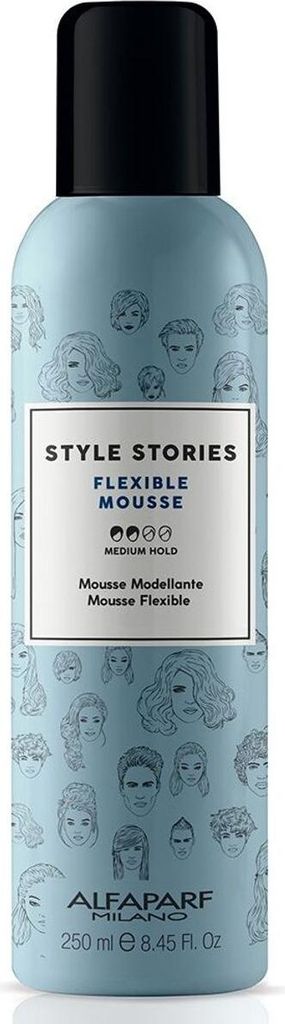 Alfaparf Milano Semi Di Lino Style & Care Flexible Mousse Schaumfestiger für Haarvolumen 250 ml