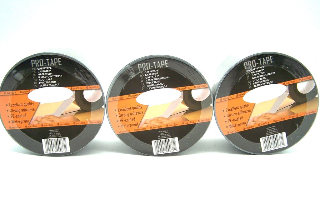 Gewebeband Klebeband Gaffatape 3 Rollen a. 10 m x 48 mm Produktbild 