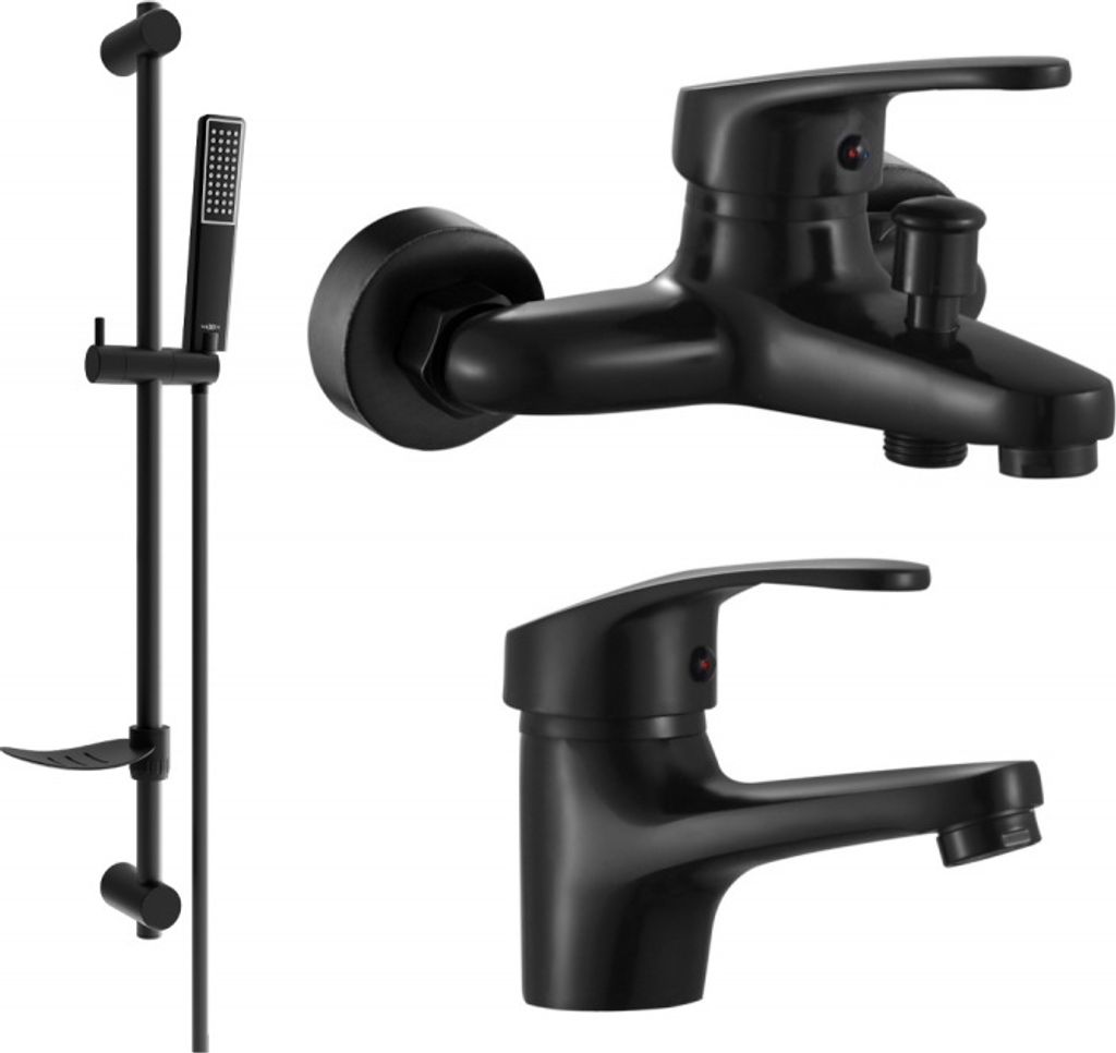 Mexen Erica DF72 Brausegarnitur, Schwarz - 746403DF72-70