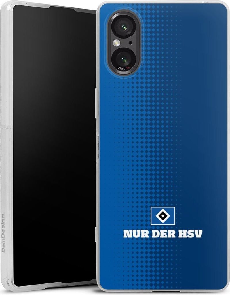 DeinDesign Slim Hülle für Sony Xperia 5 V Silikon Case Ultra Dünn Handyhülle HSV Logo Offizielles Lizenzprodukt
