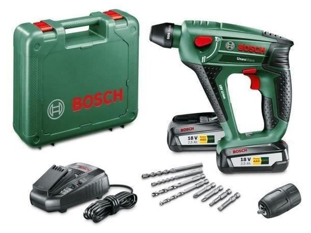 Bosch UNEO Maxx, Rychloupínací, Černá, Zelená, 1 cm, 900 Obrázek produktu 