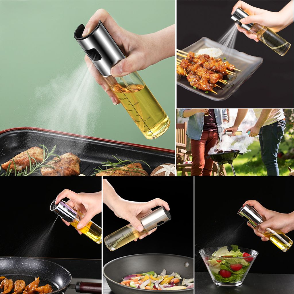 ZENG 2 Stück Öl Sprayer Zerstäuber, 3 in 1Ölsprüher mit Produktbild 10