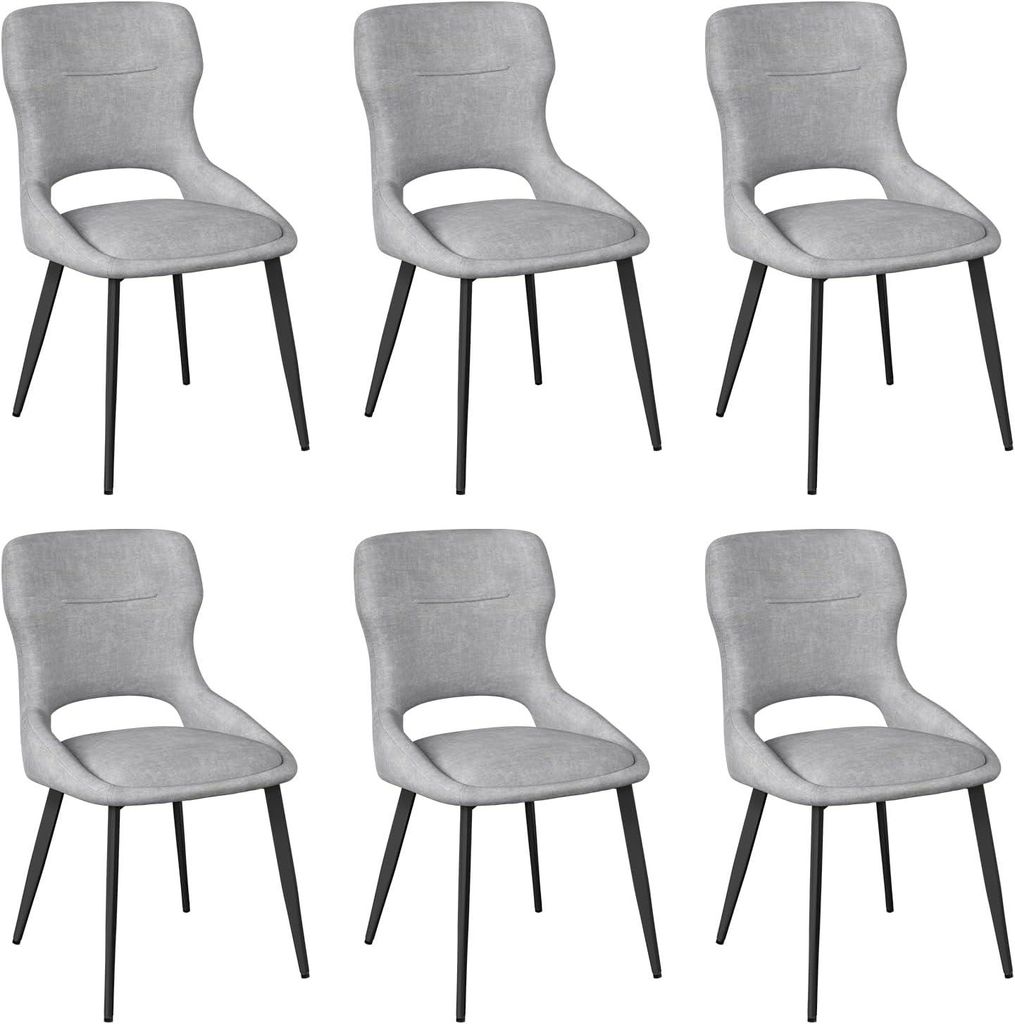 WOLTU Esszimmerstühle 6er Set, Küchenstühle, Produktbild 