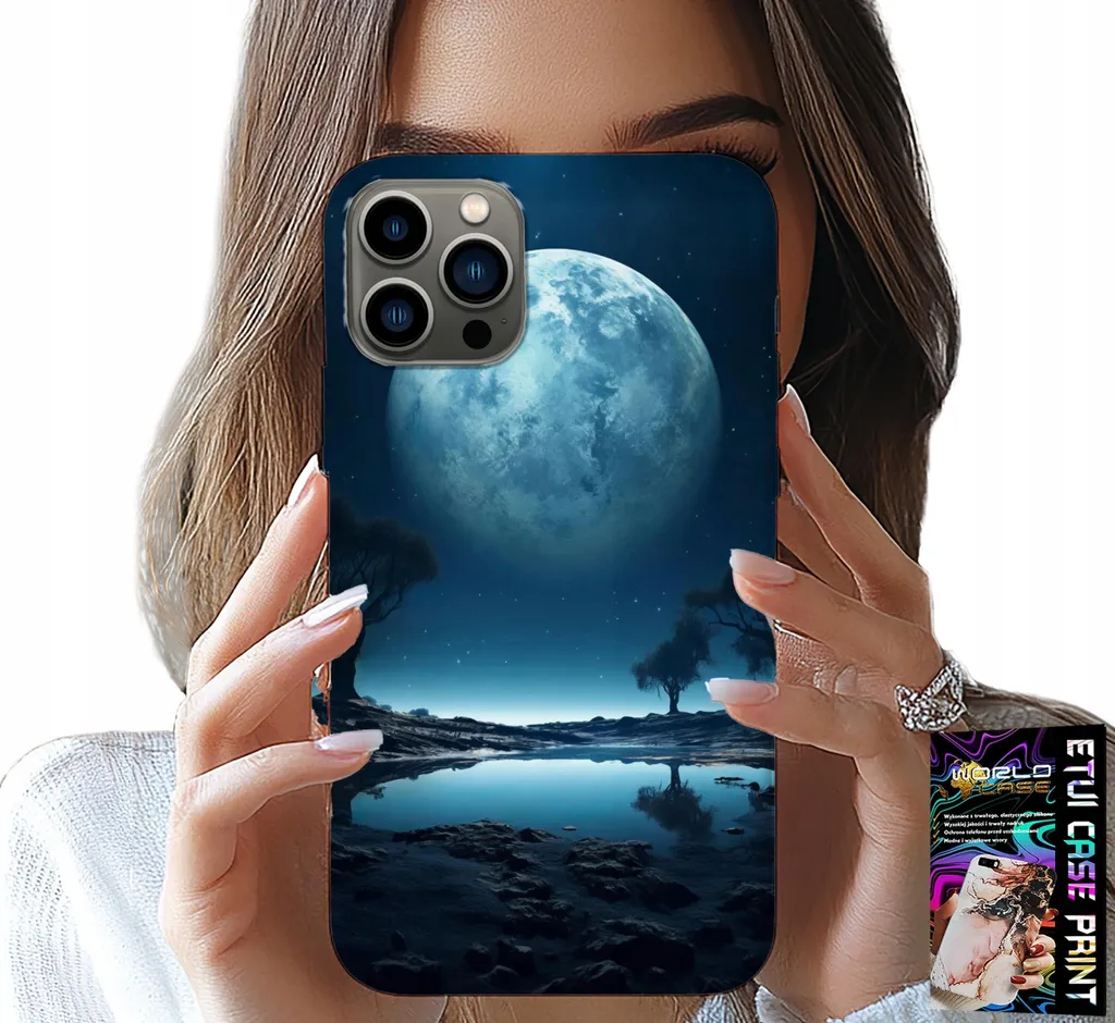 Kit Protezione iPhone 13 Pro Max: Custodia Luna + Pellicola Vetro 9H