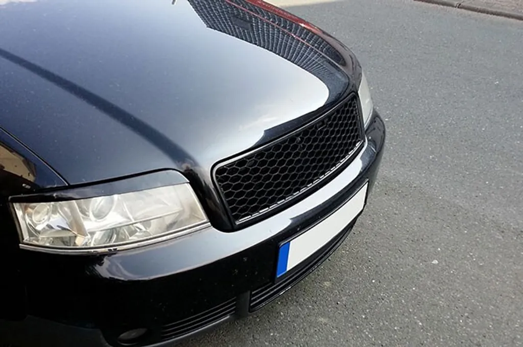 Calandre Avant Sport Noire en ABS Robuste pour Audi A6 4B 1997-2005