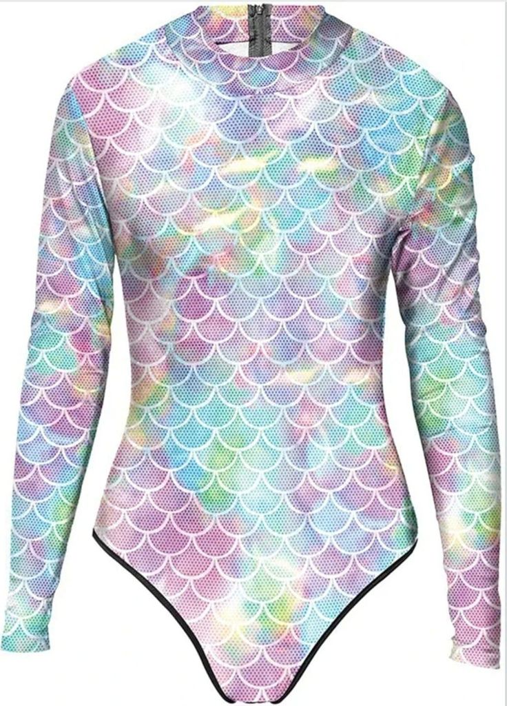 Costume da bagno intero da donna a sirena S/M Costumi da Immagine del prodotto 